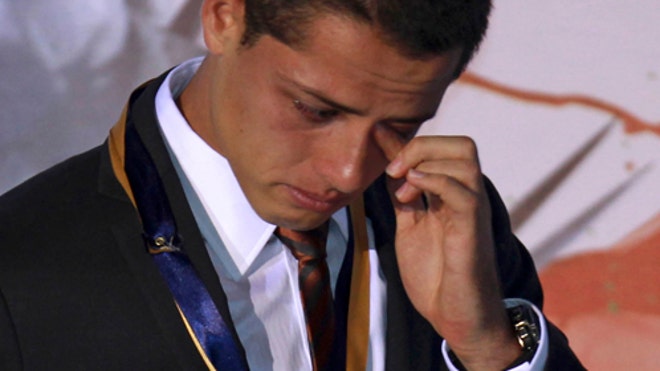 Chicharito Cries